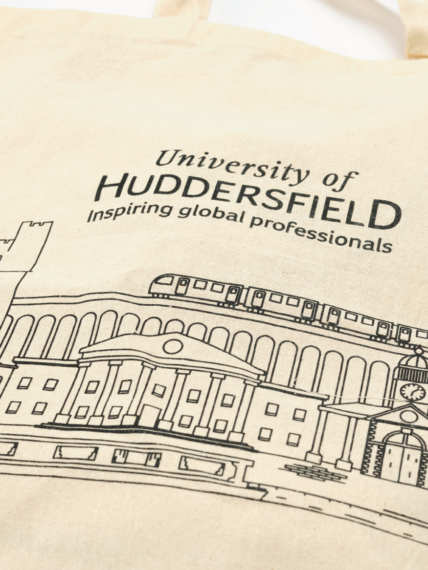 University of Huddersfield Landmark Tote Bag