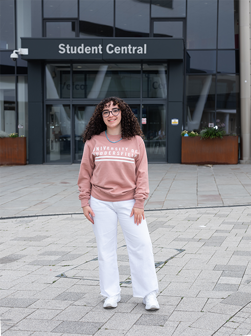 University of Huddersfield Striped Sweatshirt
