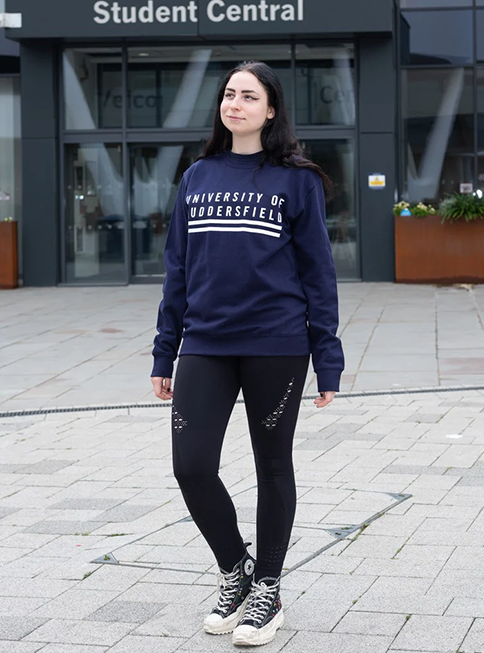 University of Huddersfield Striped Sweatshirt