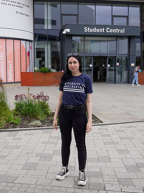 University of Huddersfield Striped T-Shirt